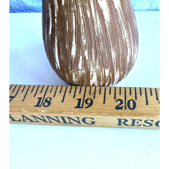 Rustic Textured Pigeon Forge Art Pottery Vase | Vintage Home Decor - Picture 8 of 10